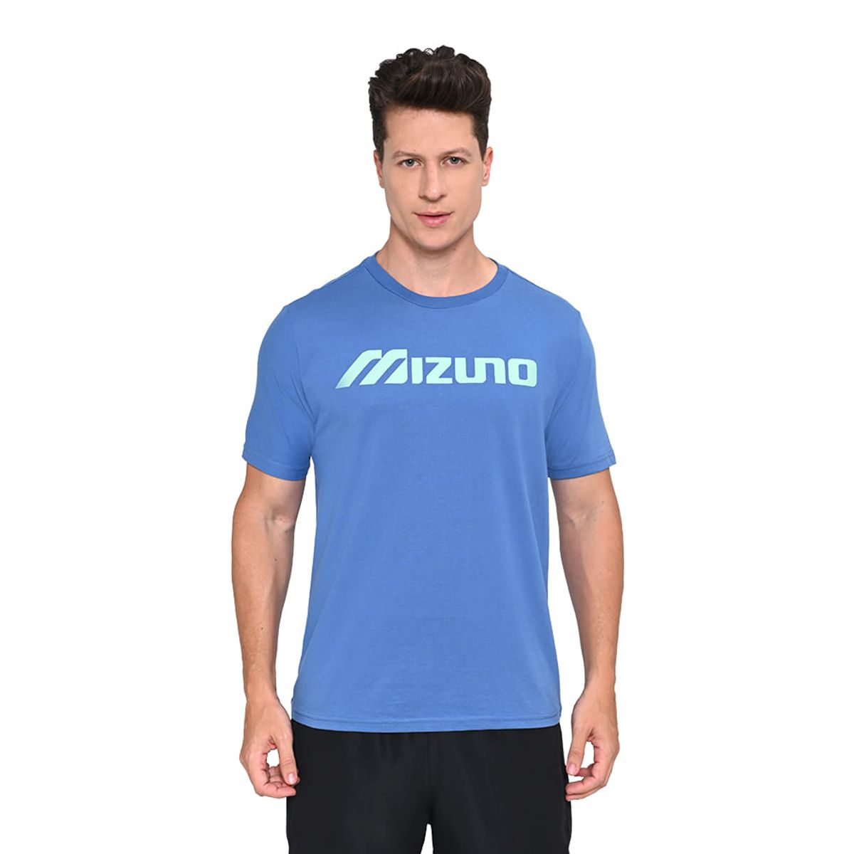 Camiseta Masculina Mizuno Big Logo G Azul
