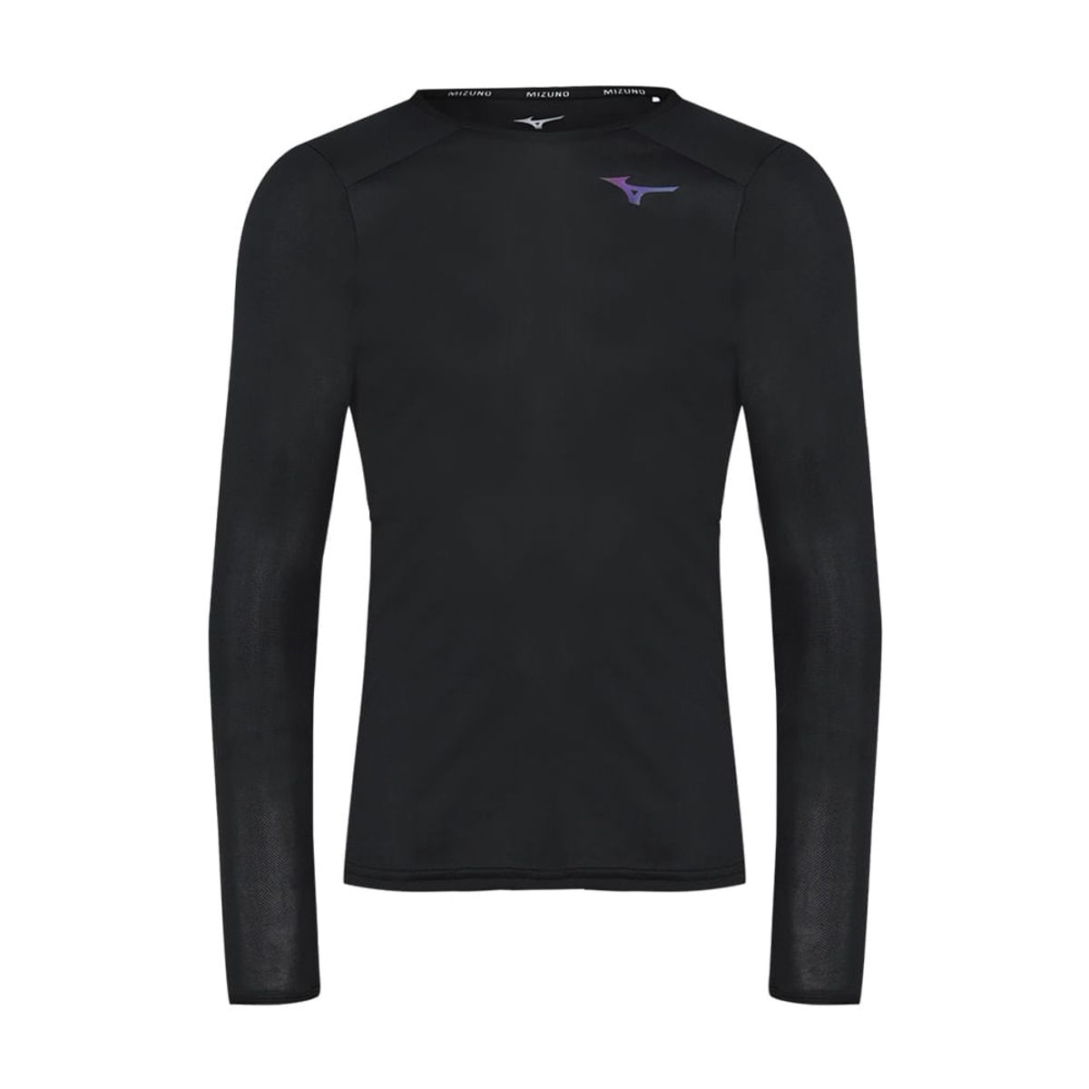 Camiseta de Treino Mizuno Two Loops 88 LS Masculina P Preto