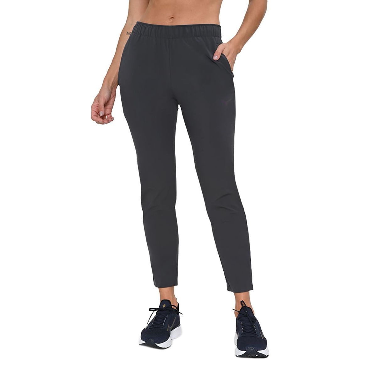 Calça de Treino Mizuno Two Loops 88 Feminina Preto