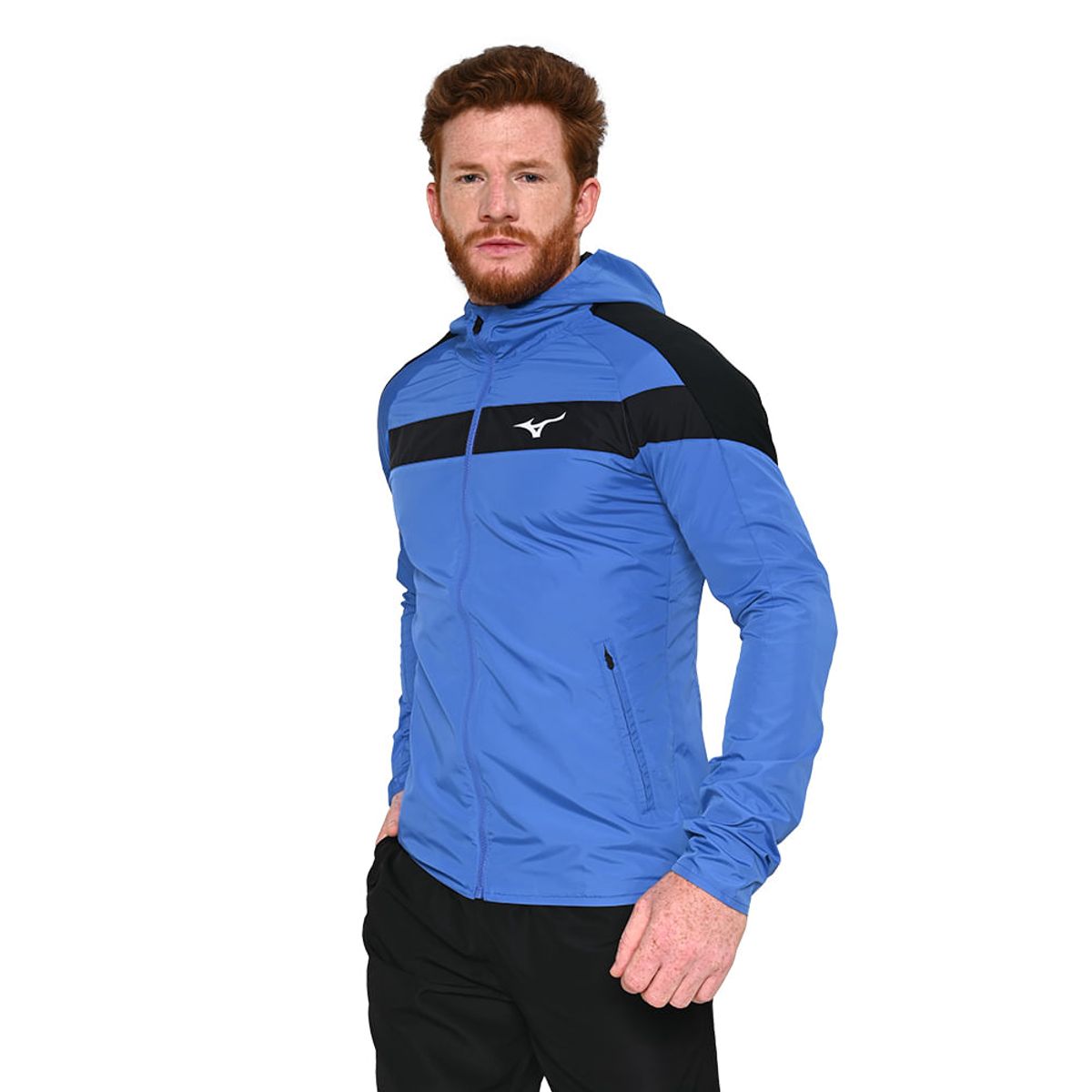 Jaqueta de Treino Mizuno Hooded Azul