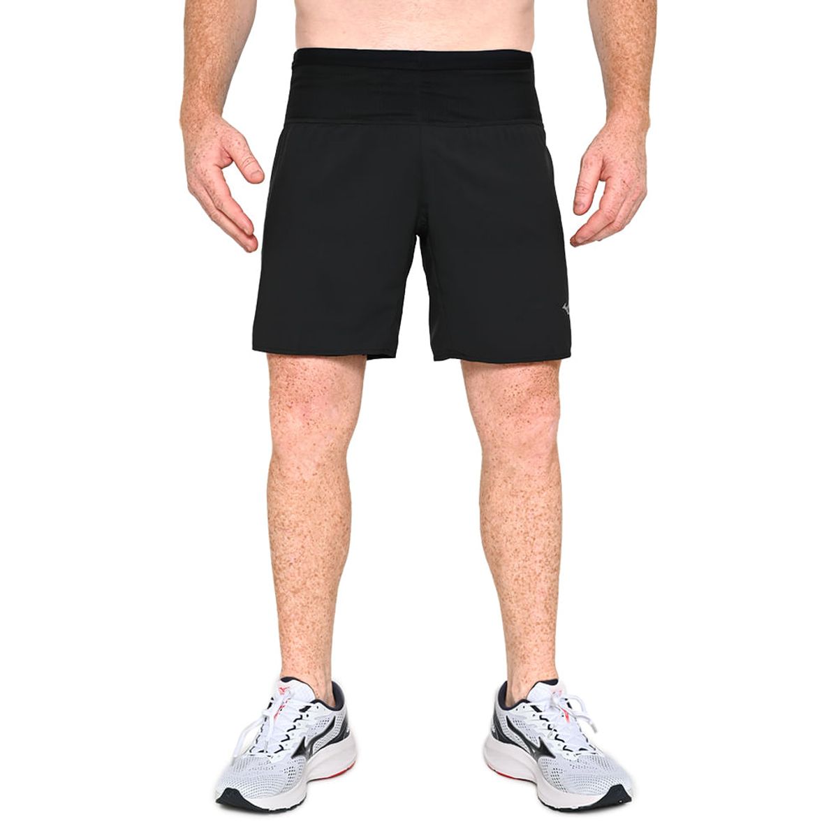 Shorts de Corrida Mizuno Trail ER 2 em 1 P Preto