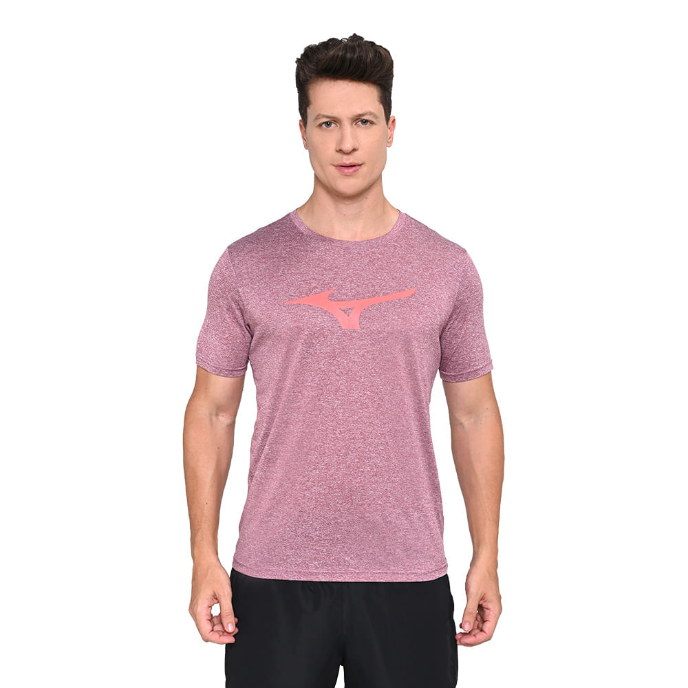 Camiseta de Corrida Mizuno Run Spark Mescla Masculina