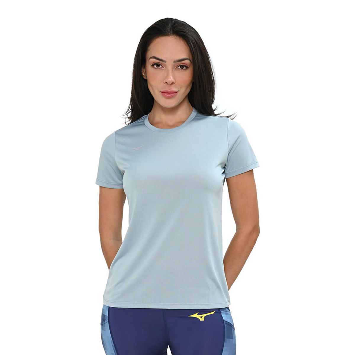 Camiseta de Treino Mizuno Energy 2.0 Feminina GG Azul