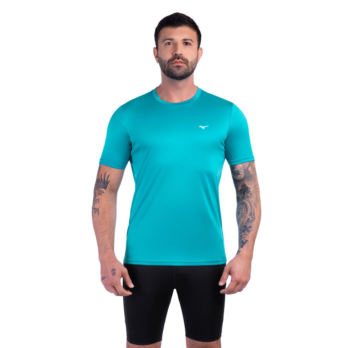 Camiseta de Corrida Mizuno Run Spark 2 Masculina M Azul