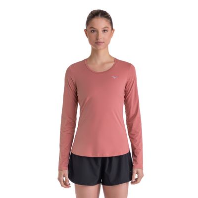 Camiseta Manga Longa de Corrida Mizuno Pro UV +50