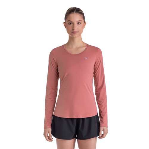 Camiseta Manga Longa de Corrida Mizuno Pro UV +50