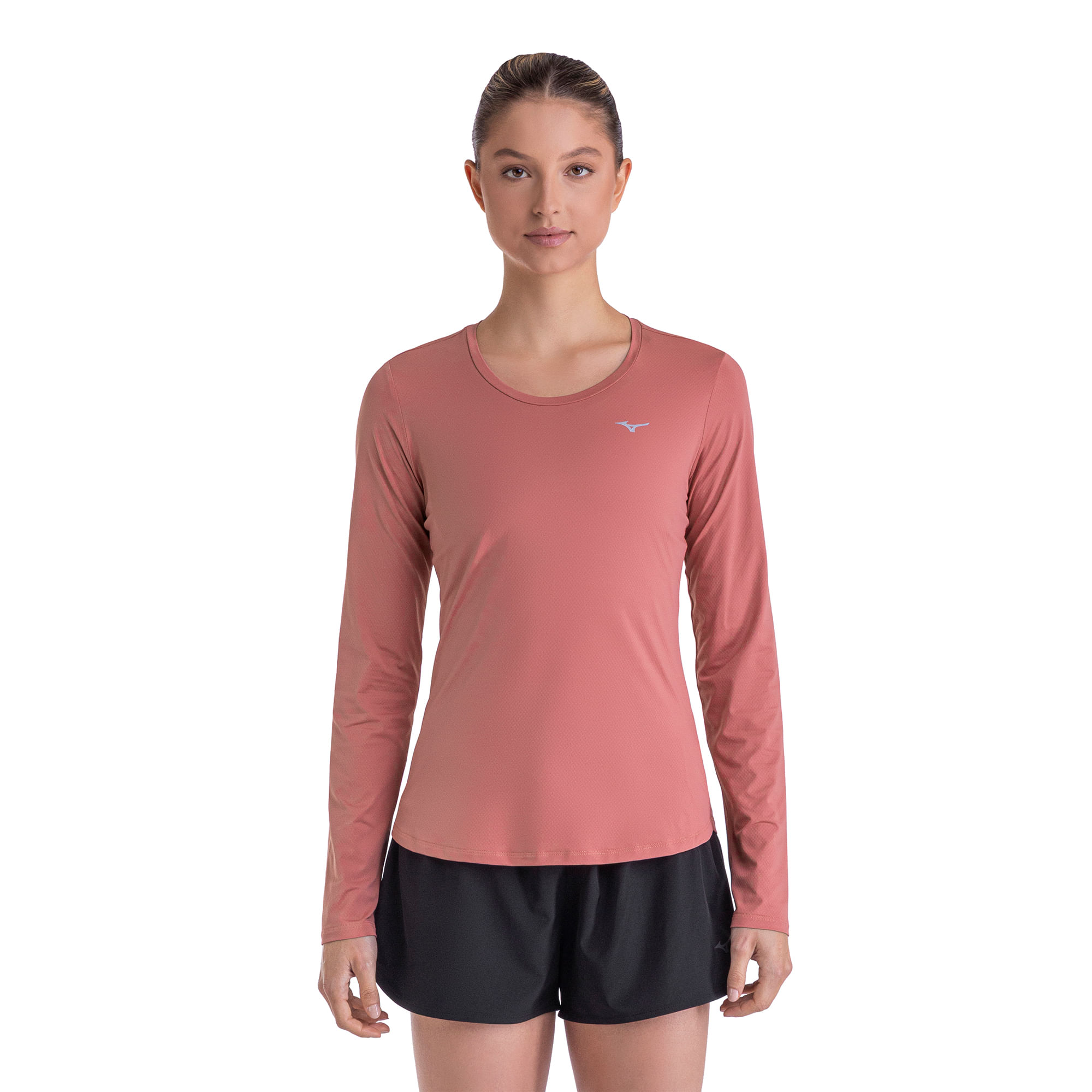 Camiseta Manga Longa de Corrida Mizuno Pro UV +50