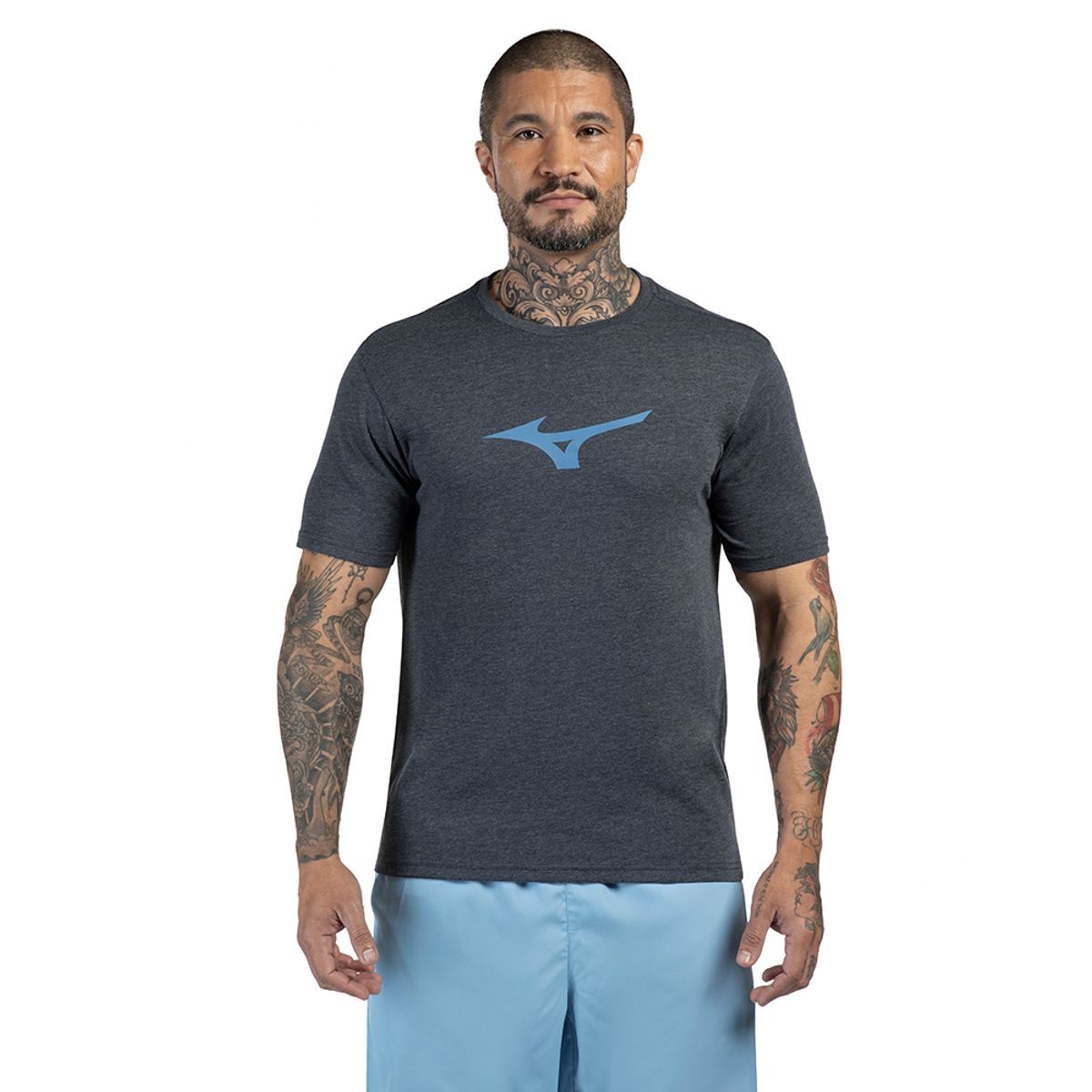 Camiseta de Treino Masculina Mizuno Lifestyle P Azul
