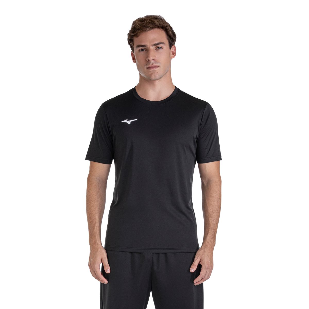 Camisa de Futebol Mizuno Basic Masculina M Preto