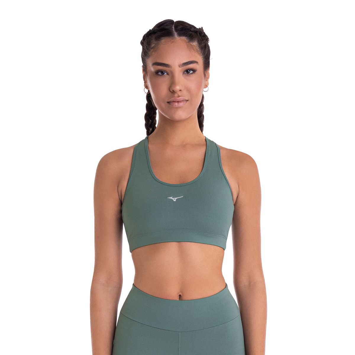 Top de Treino Mizuno Essence Feminino GG Azul