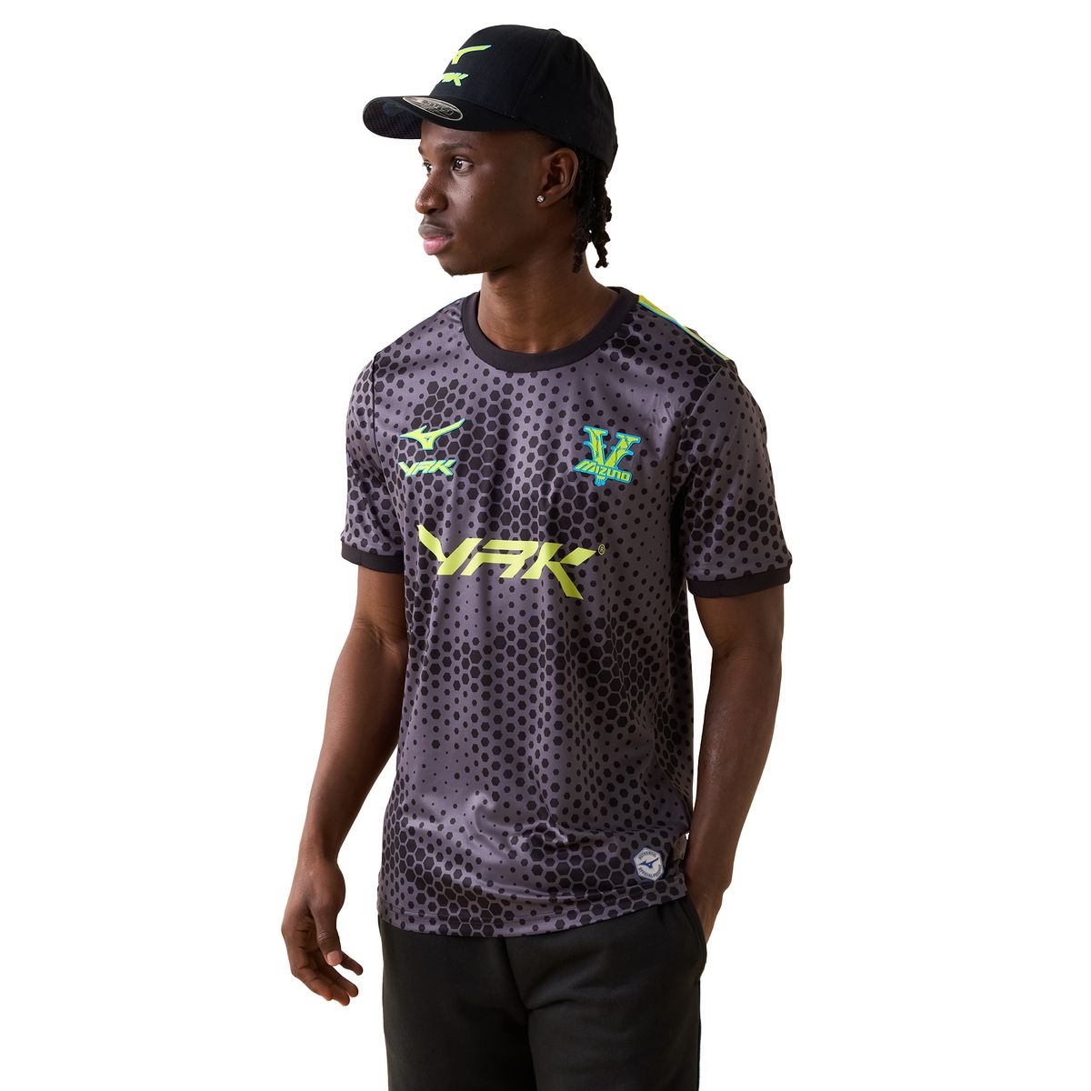 Camiseta Casual Vrunk x Mizuno Jersey G Preto