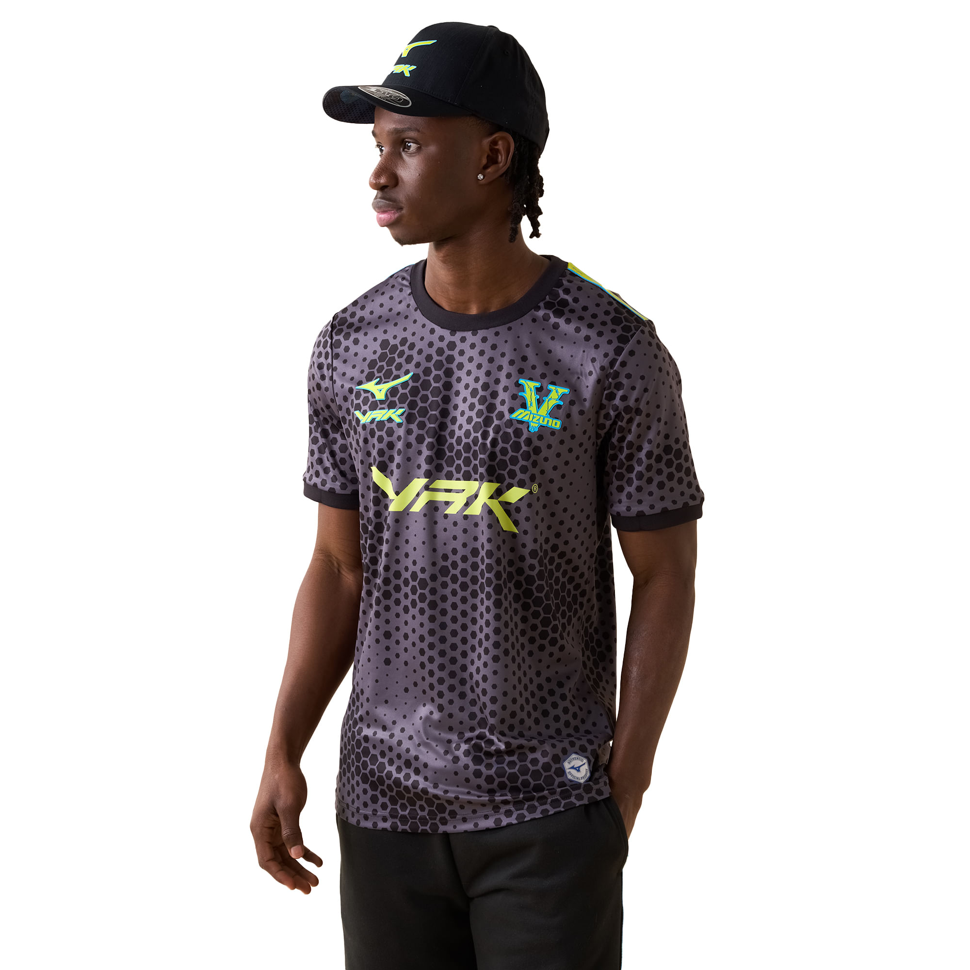 Camiseta Casual Vrunk x Mizuno Jersey - P Preto