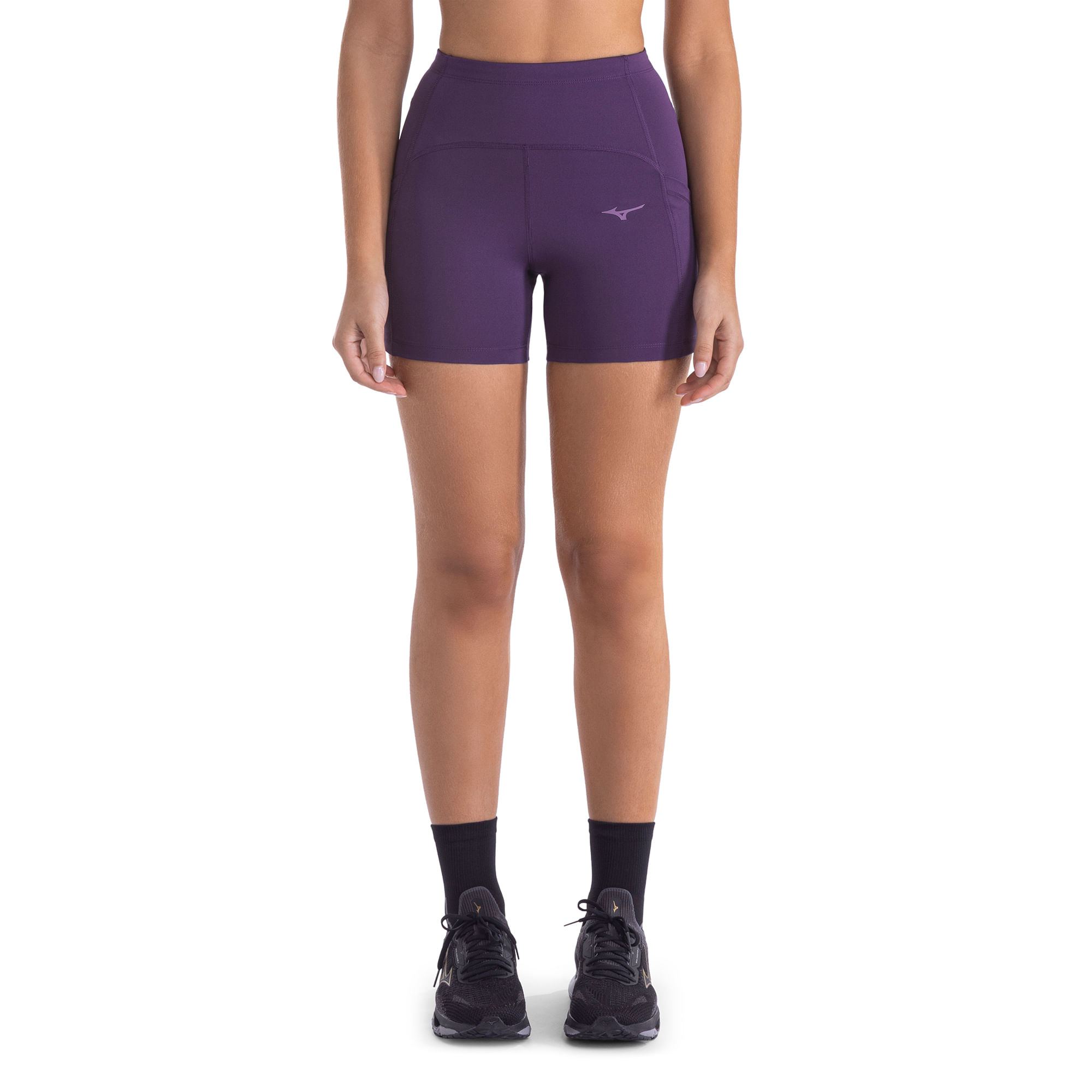 Short de Treino Mizuno Soulfit Logo - M Roxo