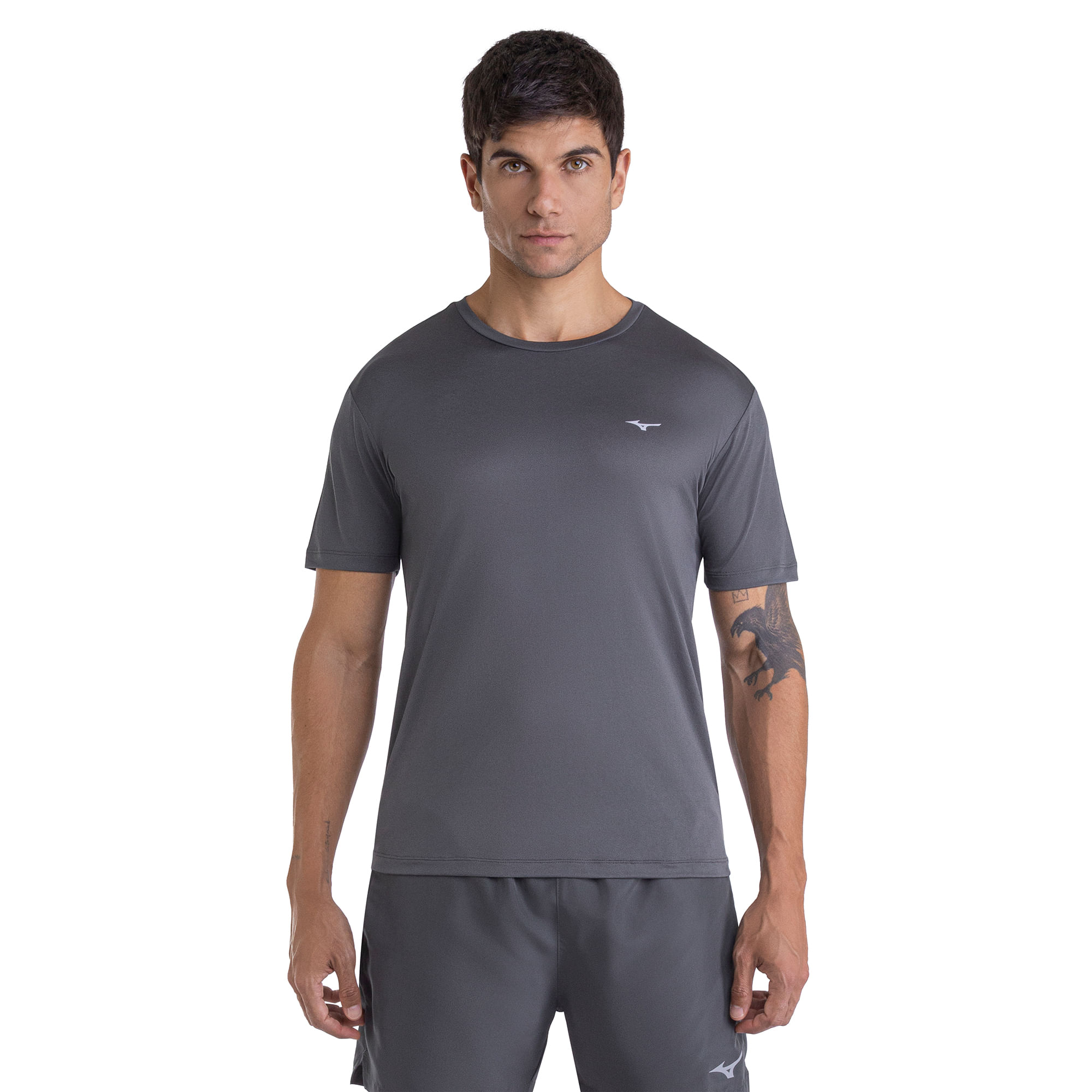 Camiseta de Corrida Mizuno Nirvana - M Cinza