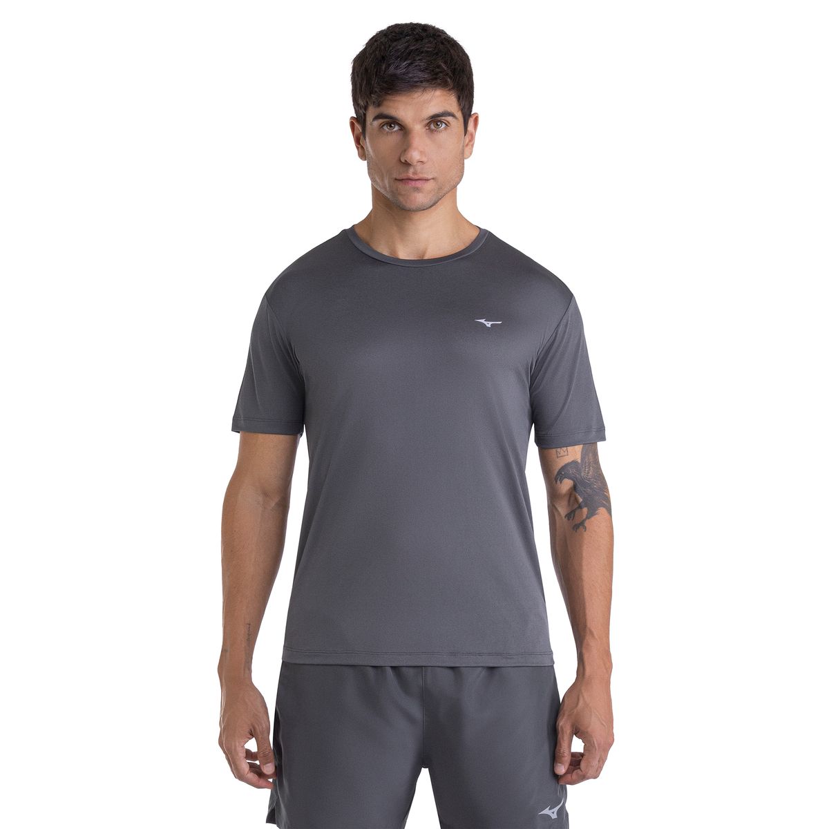 Camiseta de Corrida Mizuno Nirvana M Cinza