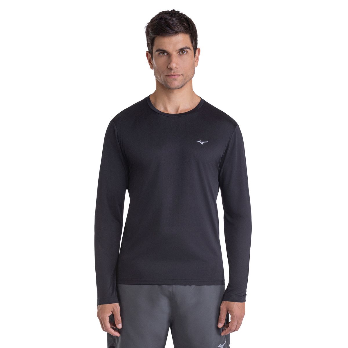 Camiseta de Corrida Manga Longa Mizuno Nirvana Masculina
