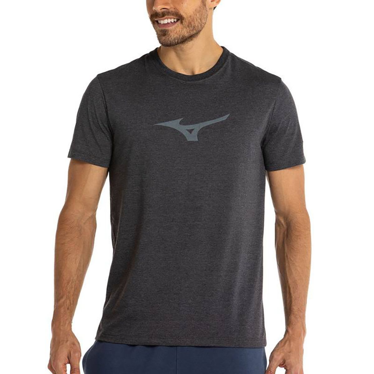 Camiseta de Treino Masculina Mizuno Lifestyle M Cinza