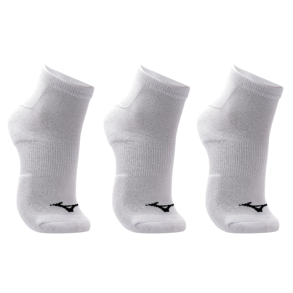 Kit Meia Sem Cano Mizuno Prime tam. 39-44 - Pacote com 3 pares