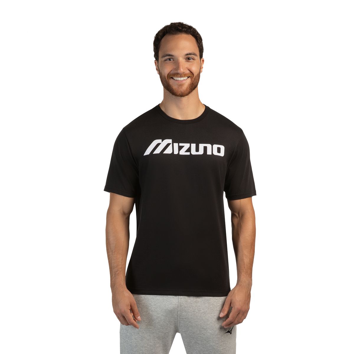 Camiseta Masculina Mizuno Big Logo GG Preto