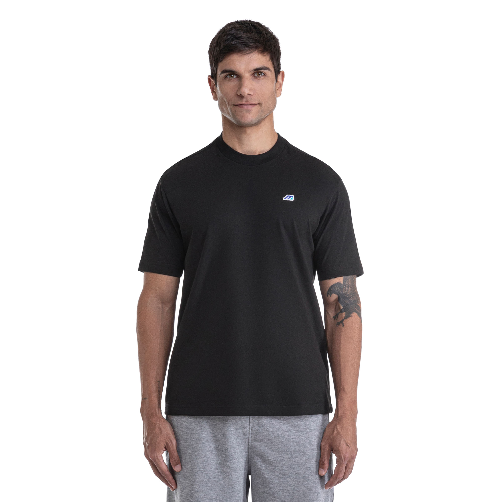 Camiseta Casual Mizuno Logo Masculina