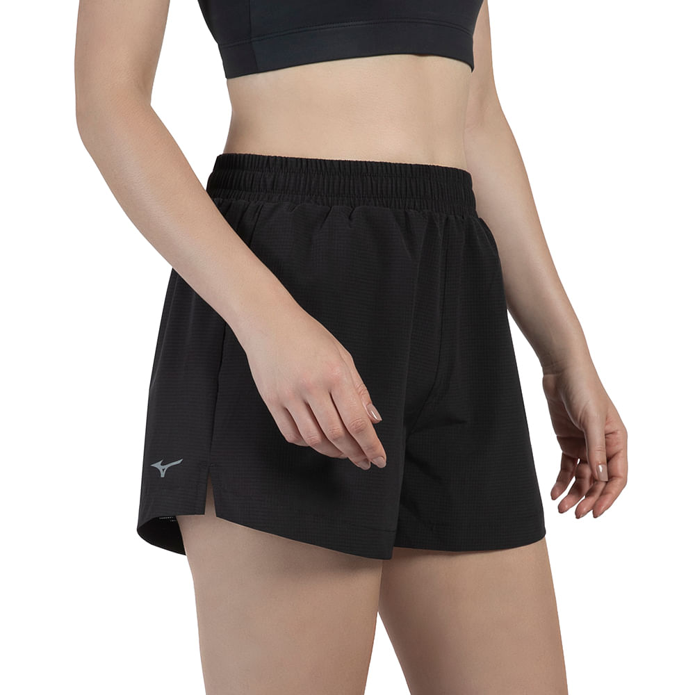 Shorts de Corrida Feminino Mizuno New Runner - G Preto