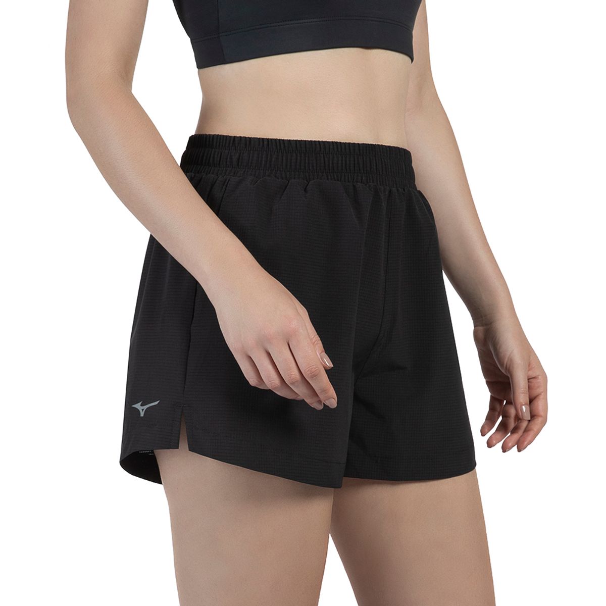 Shorts de Corrida Feminino Mizuno New Runner GG Preto