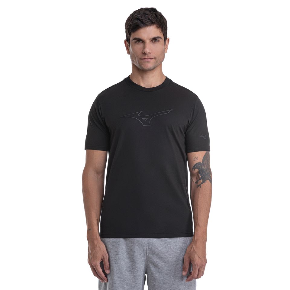 Camiseta Casual Mizuno Big Logo Masculina