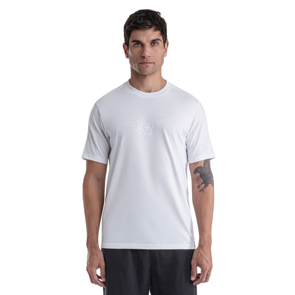 Camiseta Casual Mizuno Big Logo Masculina