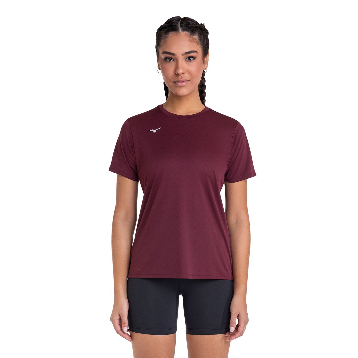 Camiseta de Treino Mizuno Energy 2.0 Feminina G Roxo