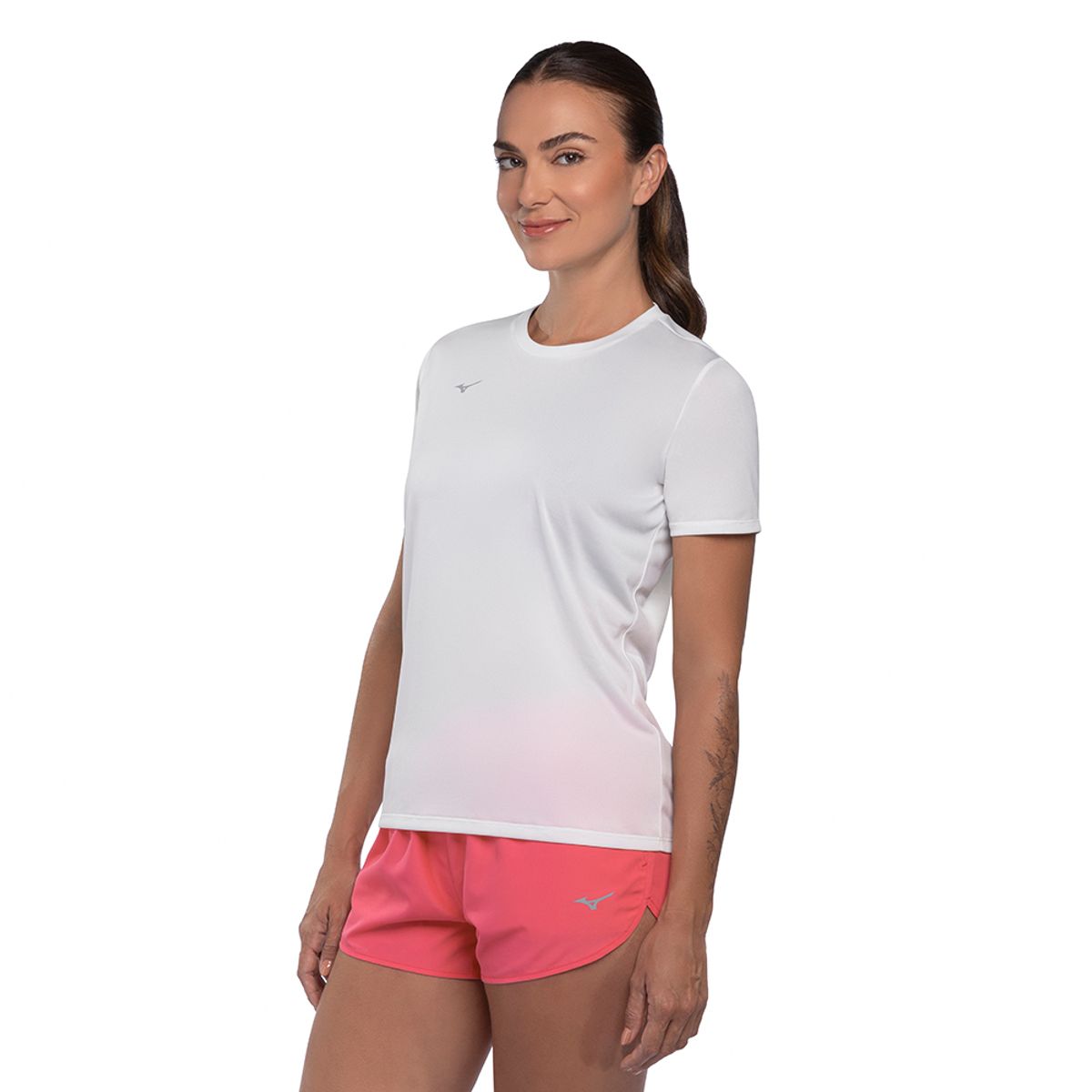 Camiseta de Treino Mizuno Energy 2.0 Feminina GG Branco
