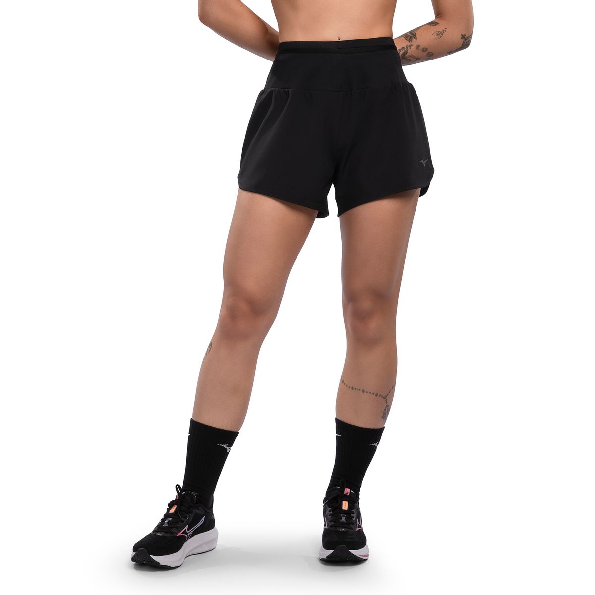 Shorts de Corrida Mizuno Performance 360 Feminino M Preto