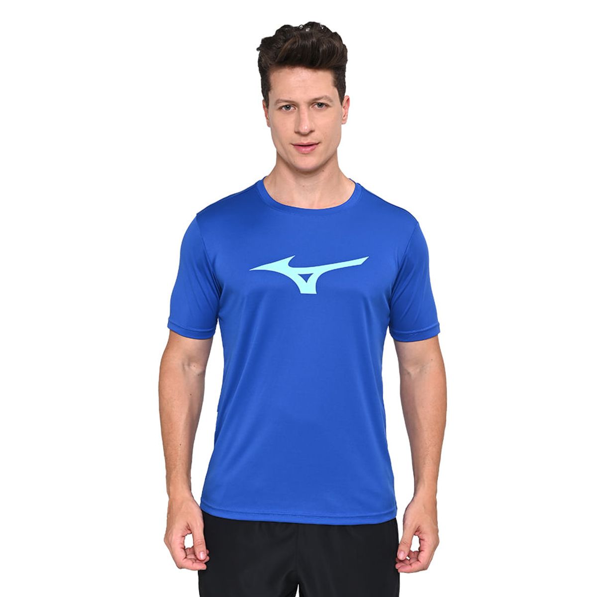 Camiseta de Corrida Masculina Mizuno Run Spark G Azul