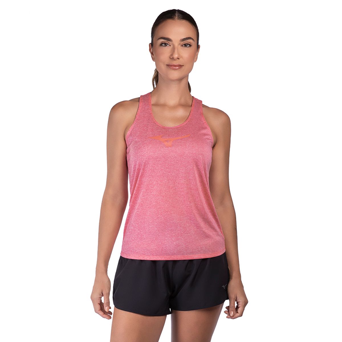 Regata de Corrida Feminina Mizuno Spark Big Logo P Rosa