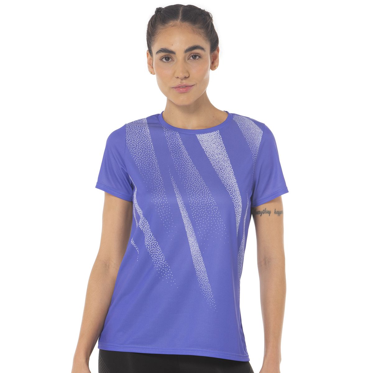 Camiseta de Corrida Mizuno Core Graphic Feminina P Azul