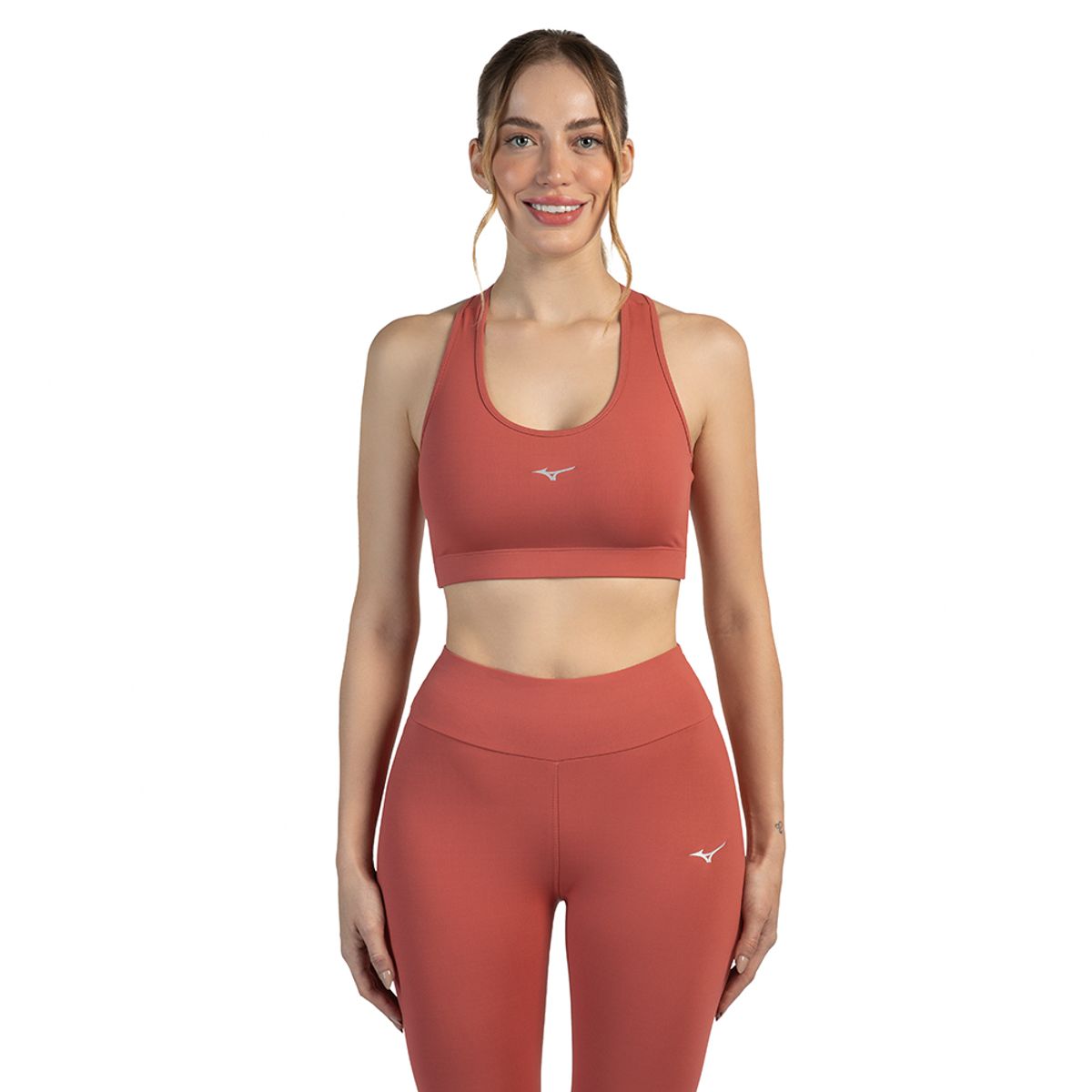 Top de Treino Mizuno Essence Feminino M Vermelho