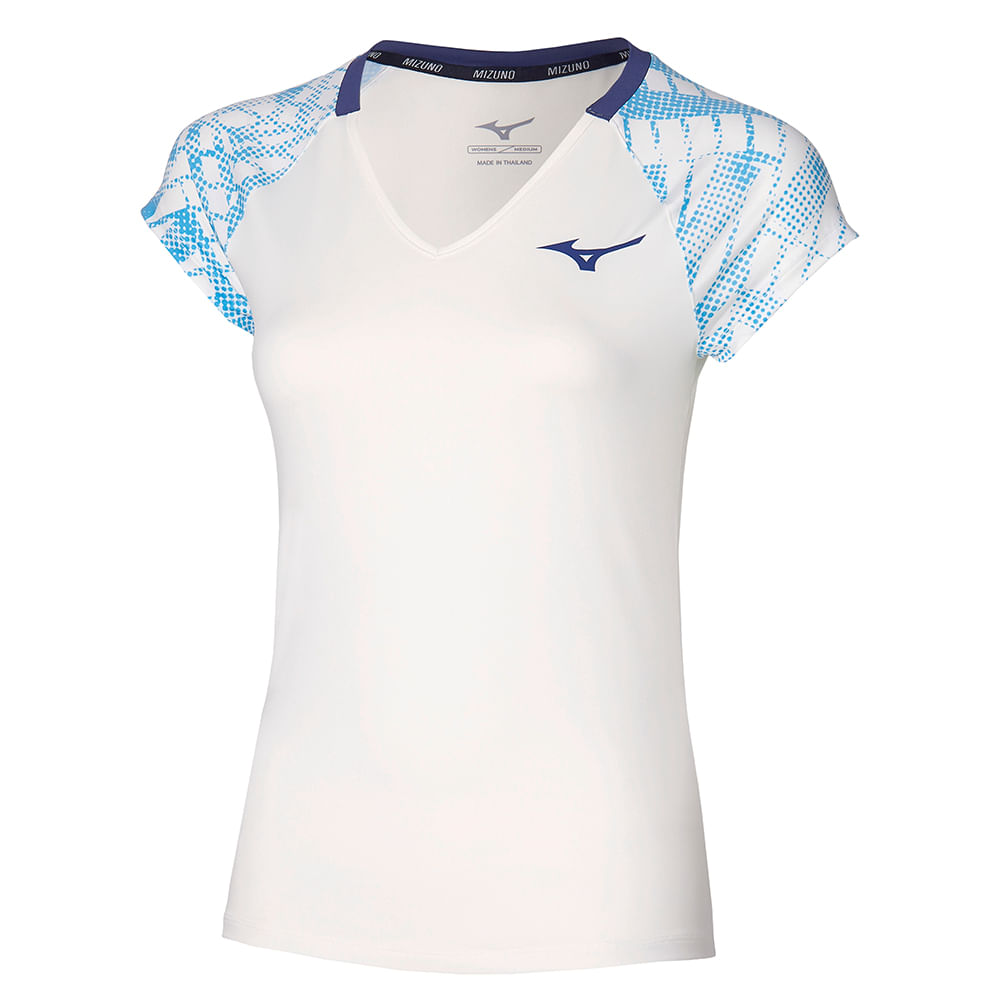Camiseta de Tennis Feminina Mizuno Mugen Printed
