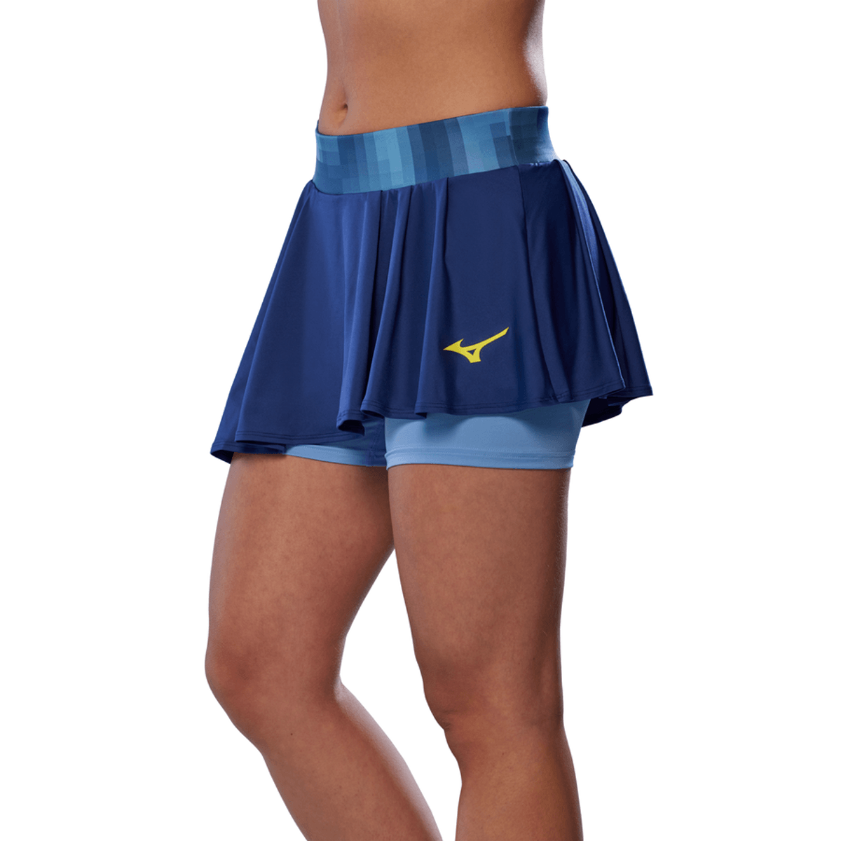 Saia de Tennis Mizuno Frontier Flying Feminina M Azul