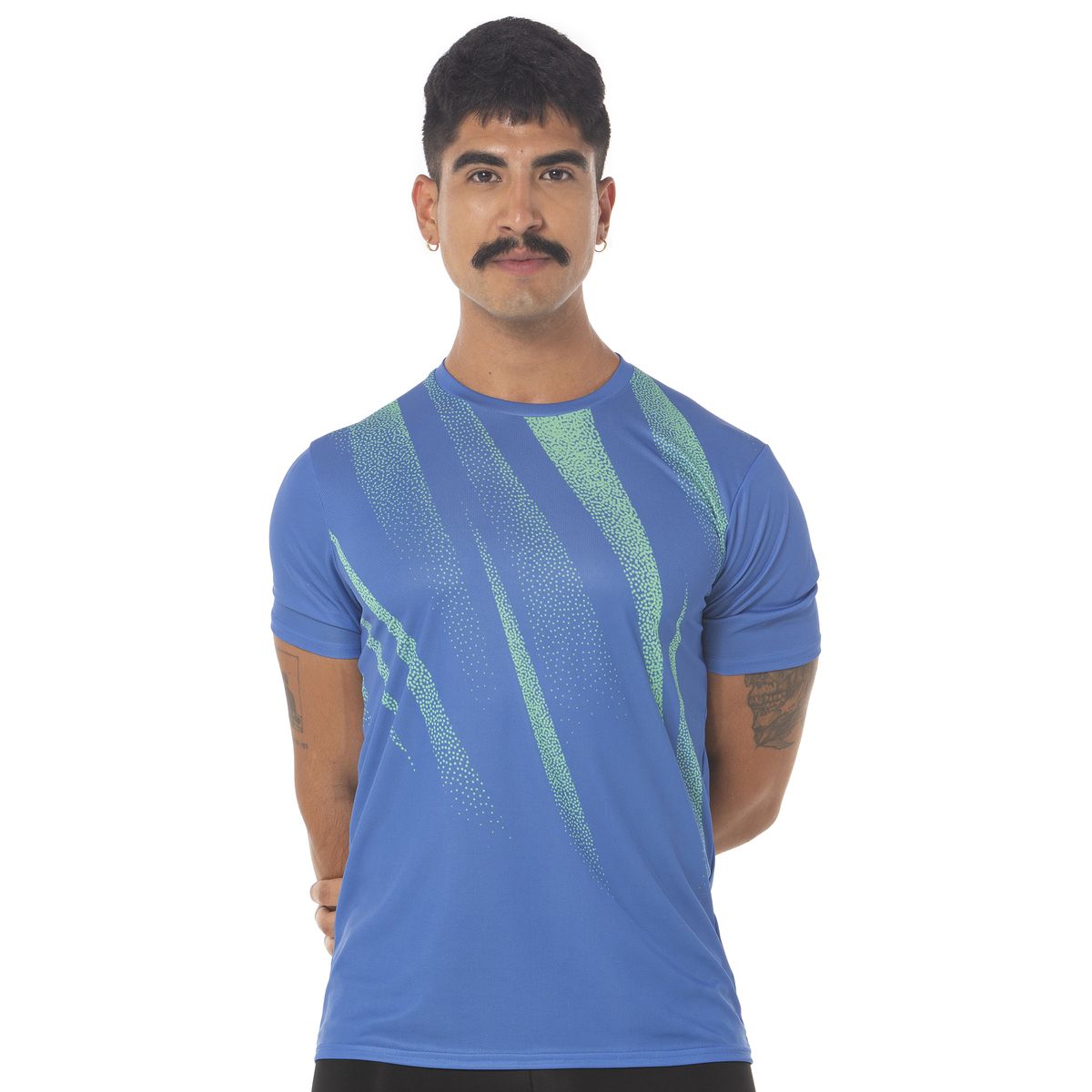 Camiseta de Corrida Mizuno Core Graphic Masculina G Azul