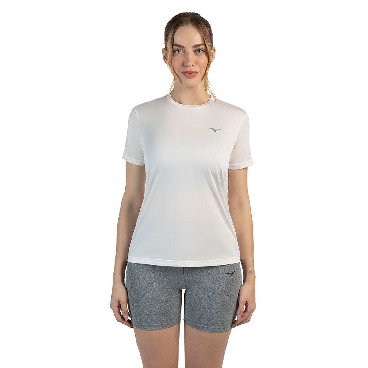 Camiseta de Treino Feminina Mizuno Energy G Branco