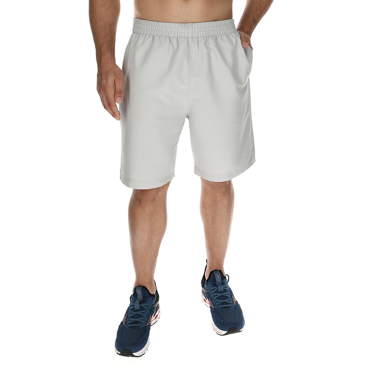 Bermuda de Treino Masculina Mizuno Basic Rip Stop 3 M Cinza