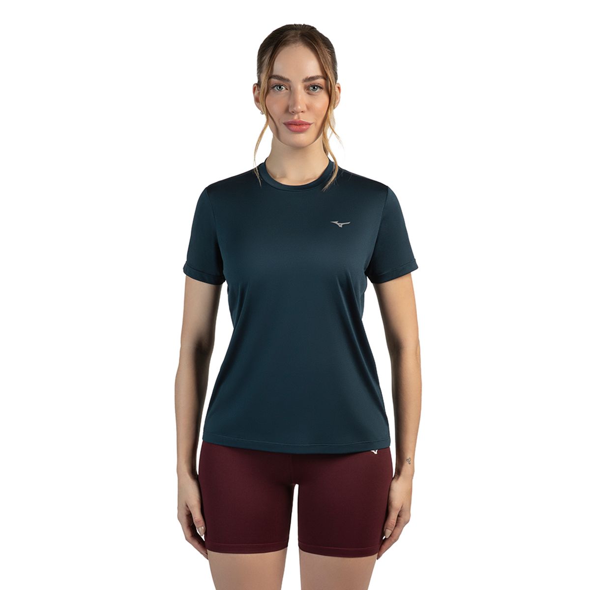Camiseta de Treino Feminina Mizuno Energy GG Azul