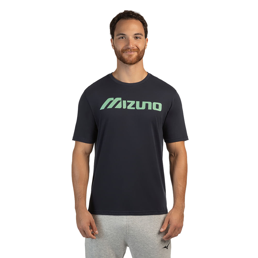 Camiseta Masculina Mizuno Big Logo - M Azul
