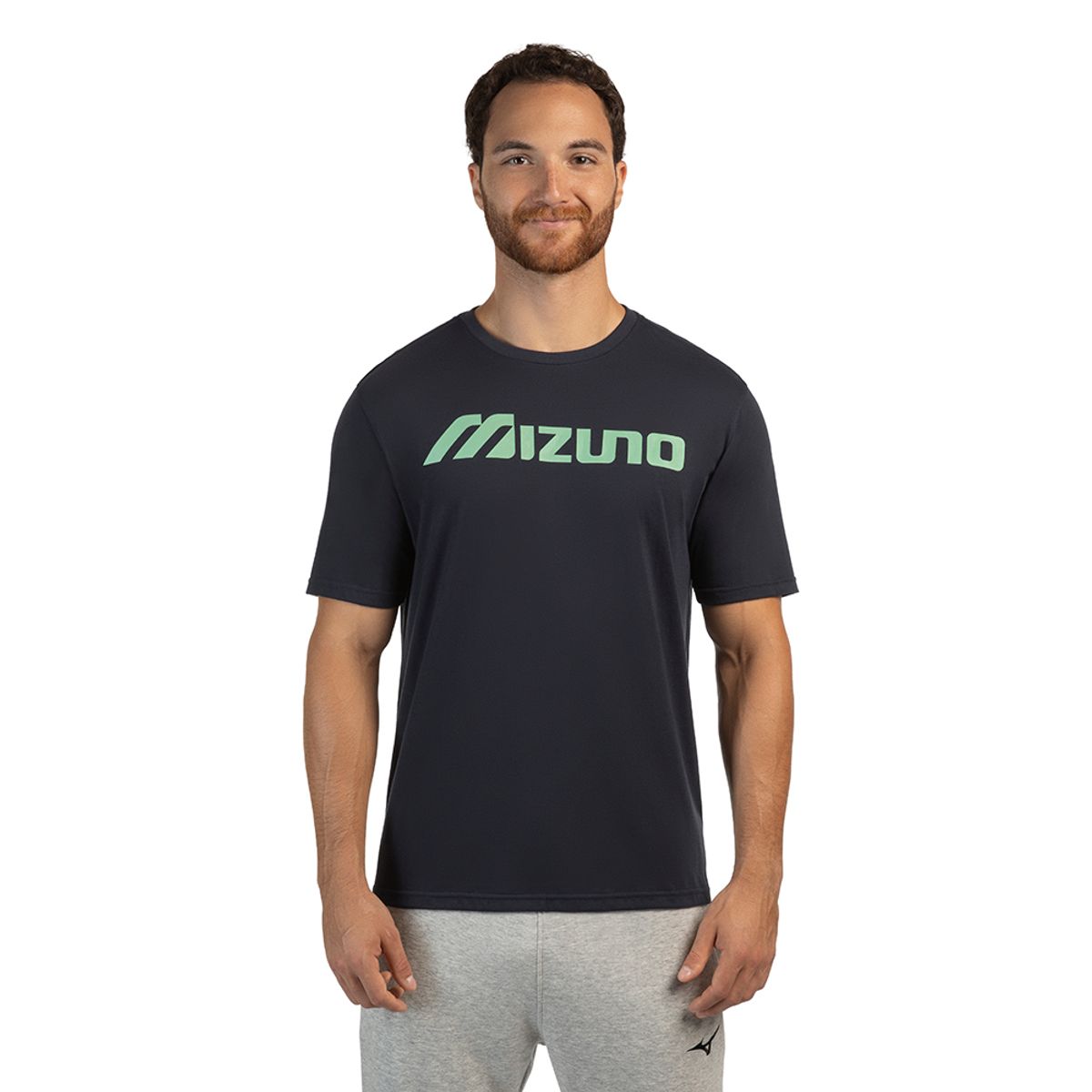 Camiseta Masculina Mizuno Big Logo M Azul
