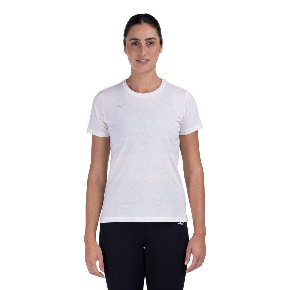 Camiseta de Treino Mizuno Lifestyle Logo Feminina