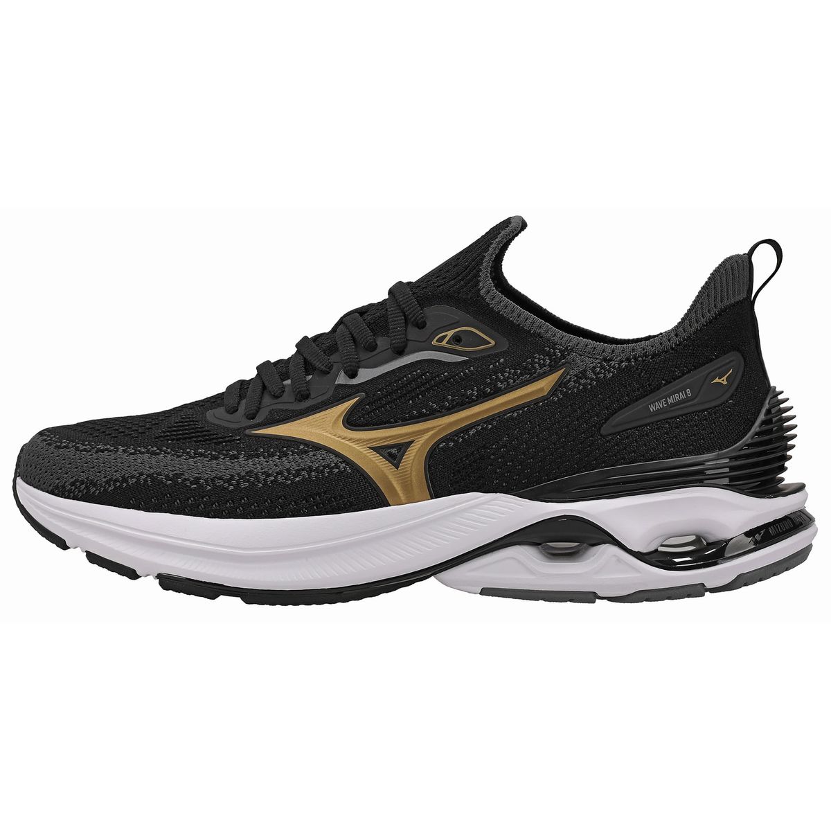 Tênis de Corrida Mizuno Wave Mirai 8 46 Preto