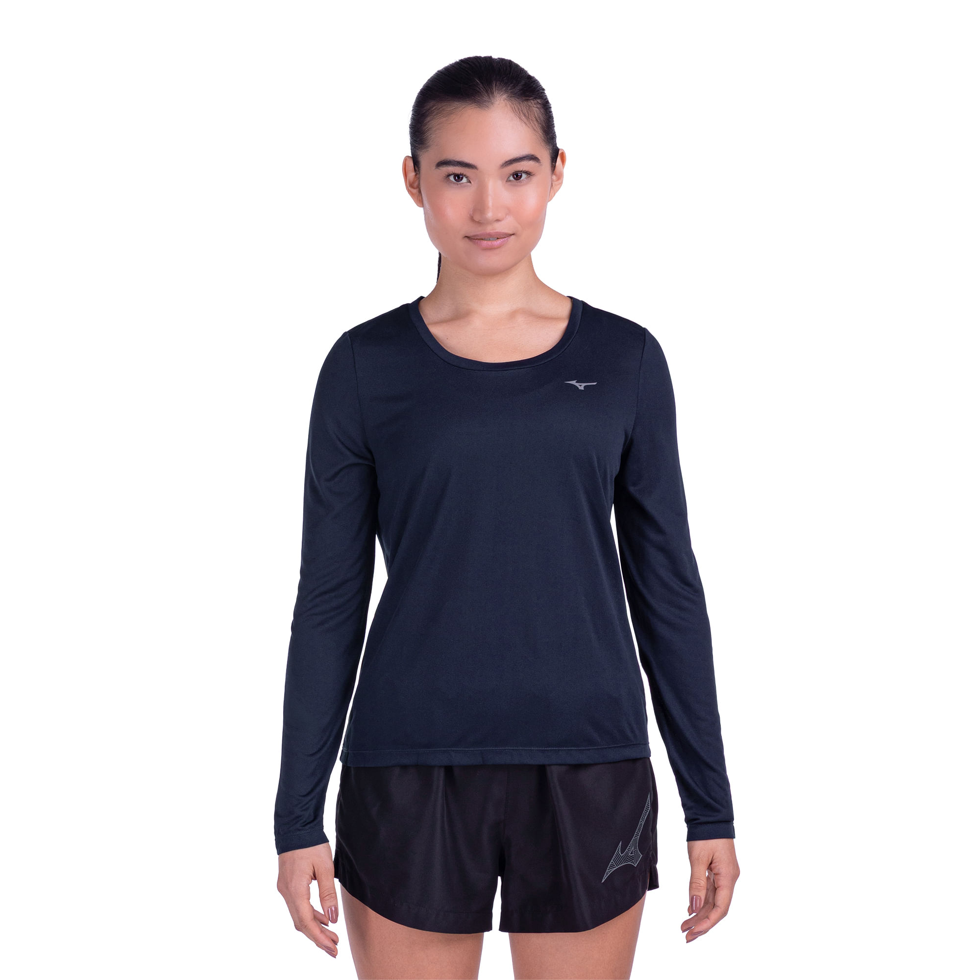 Camiseta de Corrida Manga Longa Mizuno Nirvana Feminina