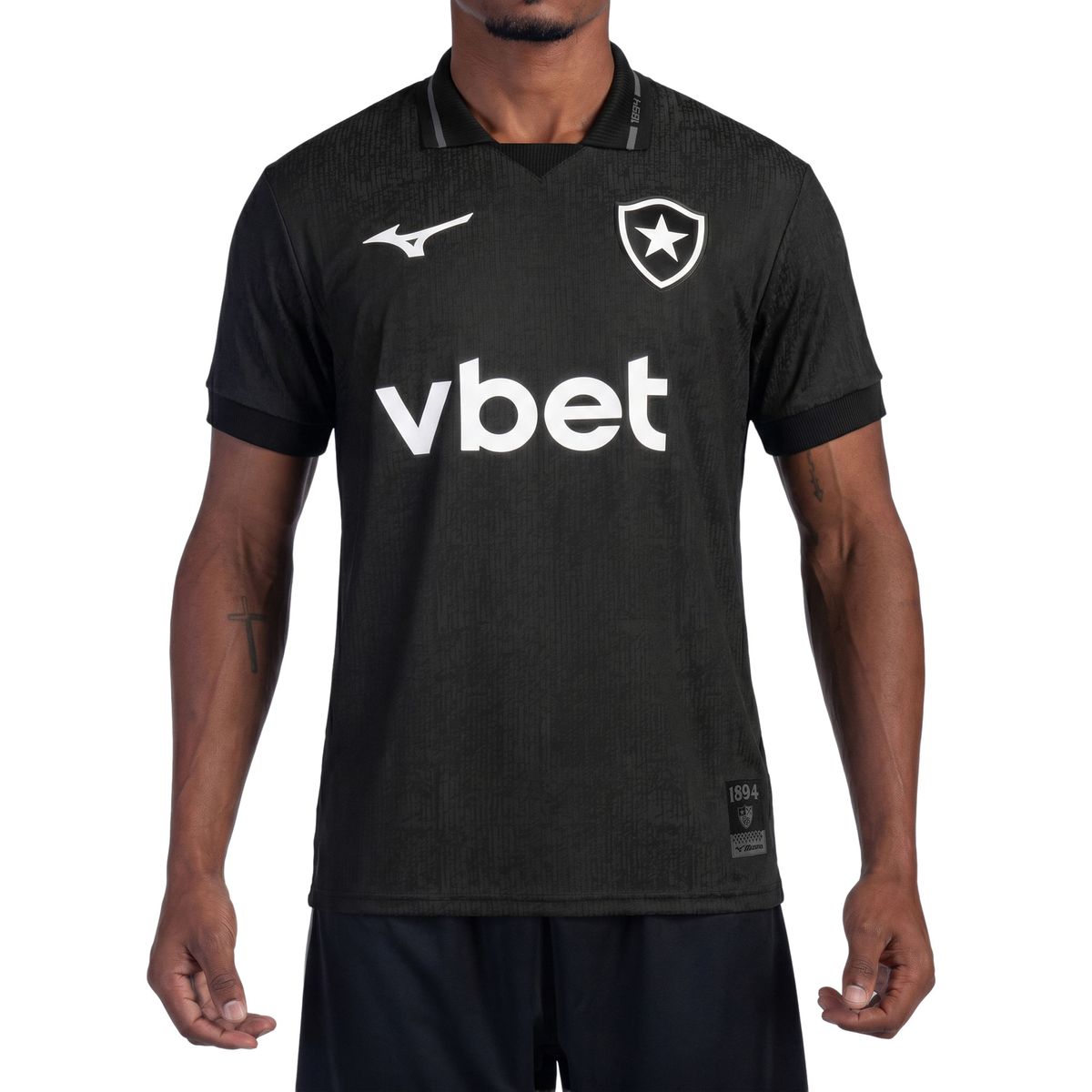 Camisa Away Mizuno x Botafogo Masculina EG Preto