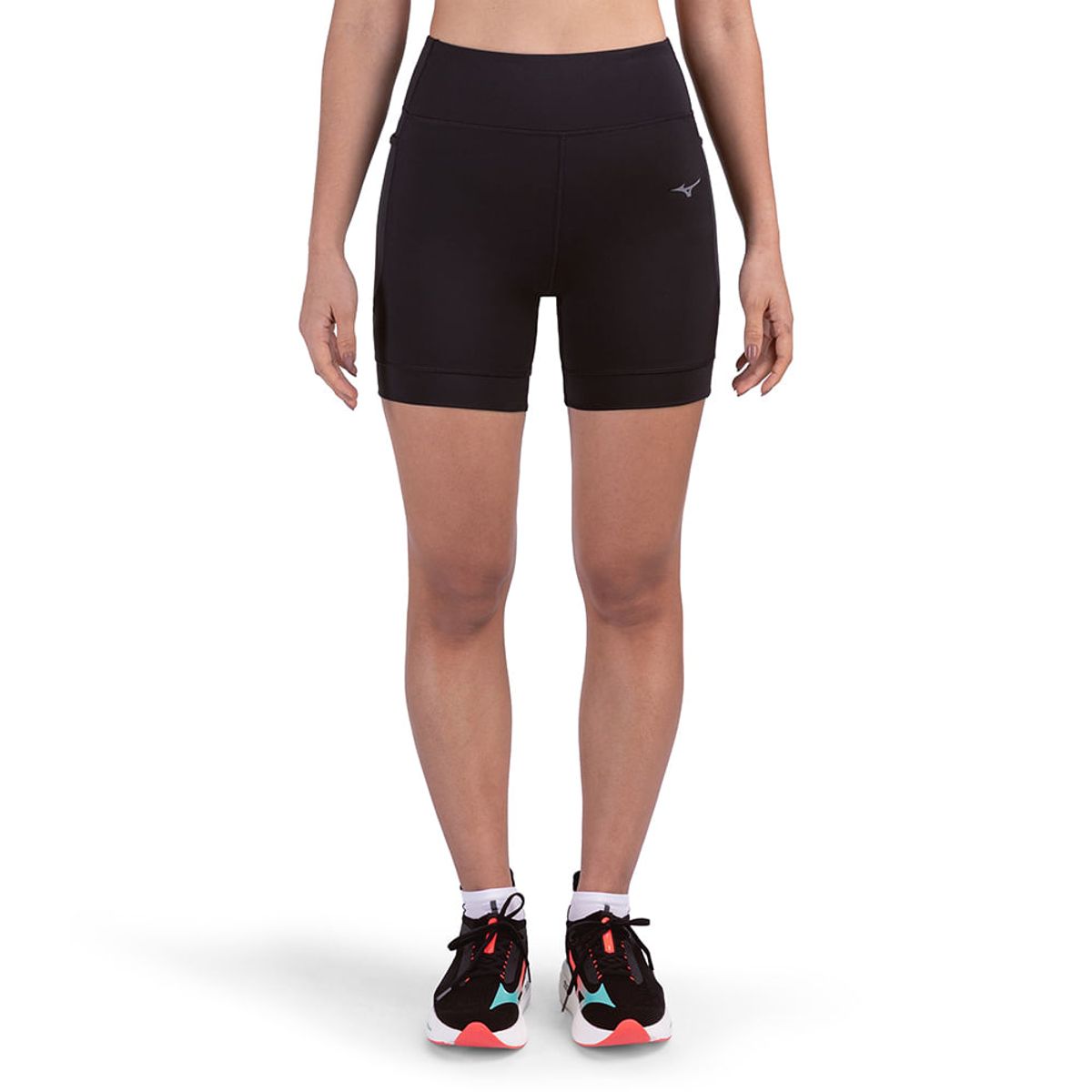 Bermuda de Corrida Mizuno Compress Feminina G1 Preto