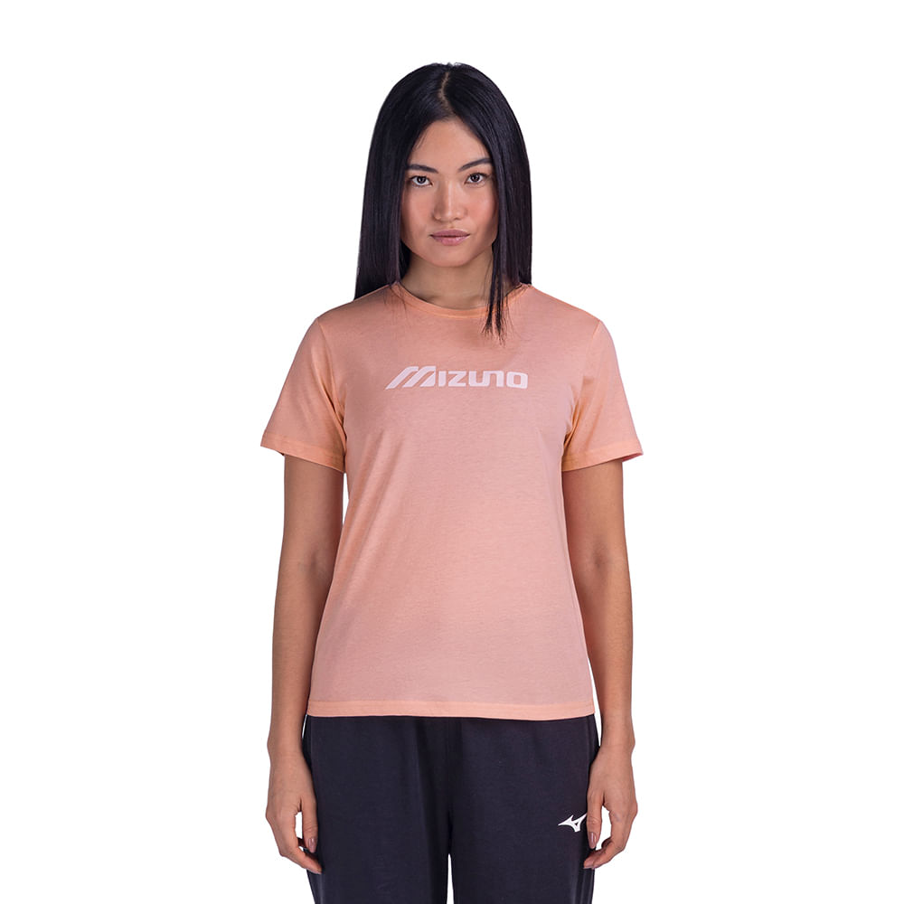 Camiseta de Treino Mizuno Basic Run Bird Feminina