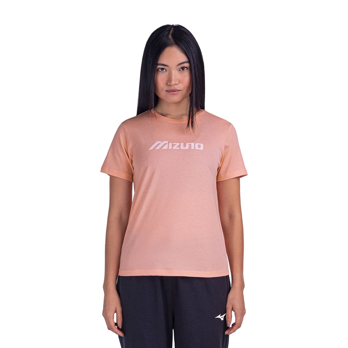 Camiseta de Treino Mizuno Basic Run Bird Feminina P Rosa